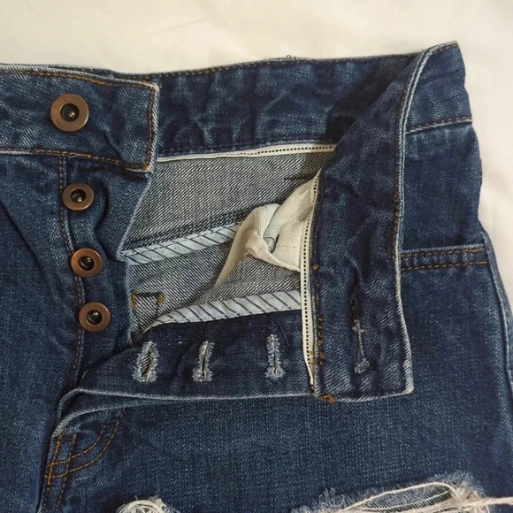 Free People Logan Denim Shorts, Color Rinse Wash Size 27 - Picture 10 of 16